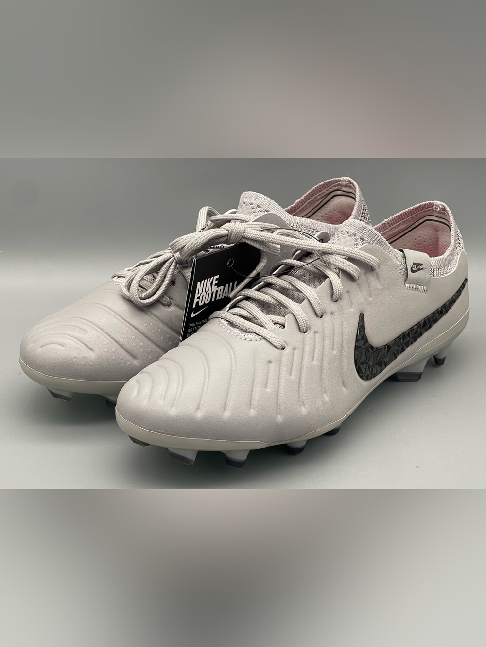 Nike Legend 10 Elite FG P 'Rising Gem' Grey Cleats HF4371-001 Men's Size 6.5 NEW